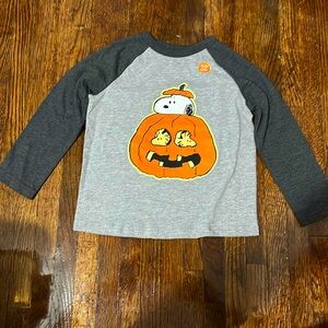 Toddler Jumping Bean Snoopy Pumpkin Shirt